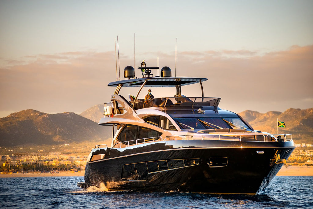 80' Sunseeker Manhattan available for private yacht charters in Cabo San Lucas, Mexico | Best Cabo Yachts