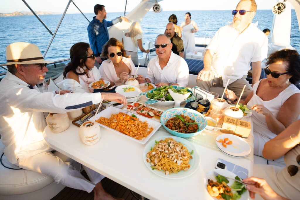 VIP Food & Beverages aboard a Luxury Private Yacht Charter in Cabo San Lucas, MX