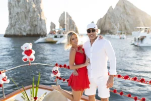 Engagement Party & Valentine's Day Special Events on a Cabo Yacht Charter in Cabo San Lucas, Baja California