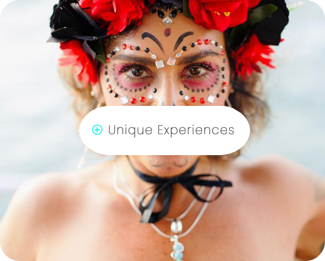 Add a unique experience such as Day of the Dead for your private luxury yacht charter in Cabo San Lucas, MX.